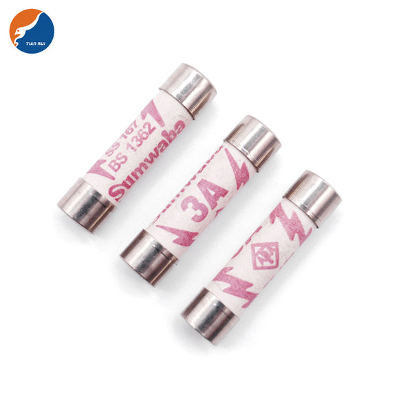 3A Domestic Household Fuse (6x25mm)