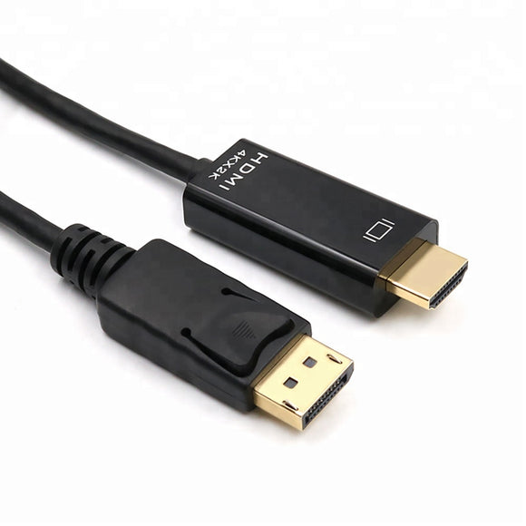 DISPLAYPORT DP TO HDMI HD GOLD PLATED CABLE - 1m / 2m / 3m / 5m
