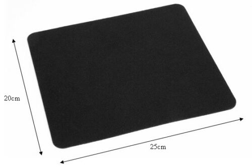 5mm Black Fabric Mouse Mat