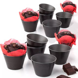 Aluminium Dariole Moulds for Cupcake Souffle Pastry Rice Pudding - Pack of 6