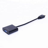 GOLD HDMI TO VGA CABLE ADAPTOR CONVERTER FOR PC TV MONITOR