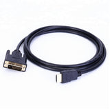 Gold Plated DVI 24+1 Skart Male to HDMI Cable Lead - 1m / 1.8m / 3m / 5m