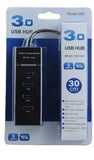 4 Port High Speed USB 3.0 Hub