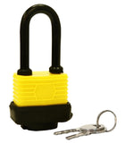 Rolson Weatherproof Heavy Duty Laminated Steel Padlock w/Keys