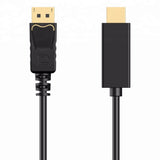 DISPLAYPORT DP TO HDMI HD GOLD PLATED CABLE - 1m / 2m / 3m / 5m