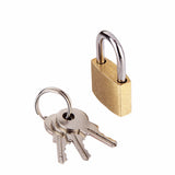 20mm Brass Mini Suitcase Luggage Padlock