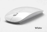 USB Slim Wireless Mouse - Black / White