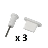 Set of 3 Dust Cap for Mobile Phones