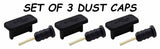Set of 3 Dust Cap for Mobile Phones